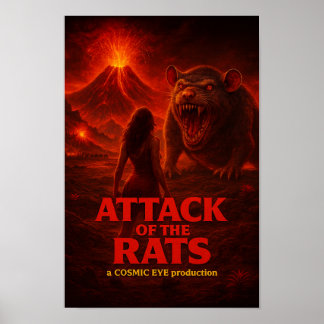 Póster de Ataque de las Ratas
