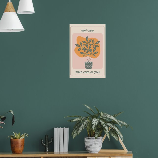 Póster de Autocuidado 🌸 (Salón 1)