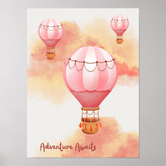 Póster de Aventura al Atardecer