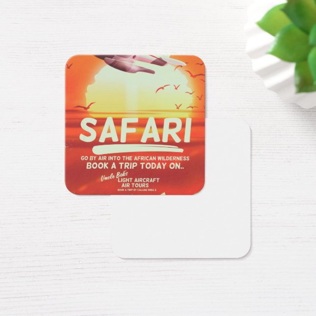 Poster de aventura vintage de Safari. (Escritorio)