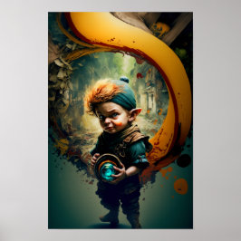 Póster de aventurero mediano | Arte de D&D 4