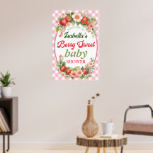 Póster de Baby Shower Dulce Fruta