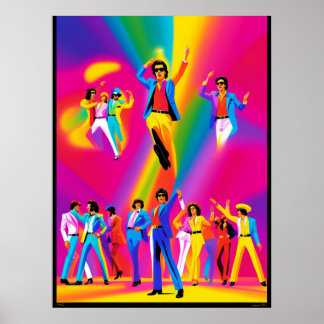 Póster de baile Bravo (arte pop)