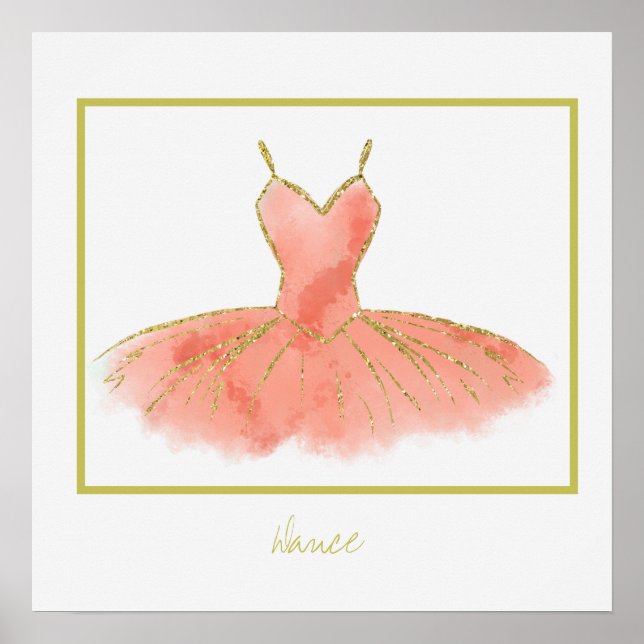 Póster de Baile de Ballerina (Frente)