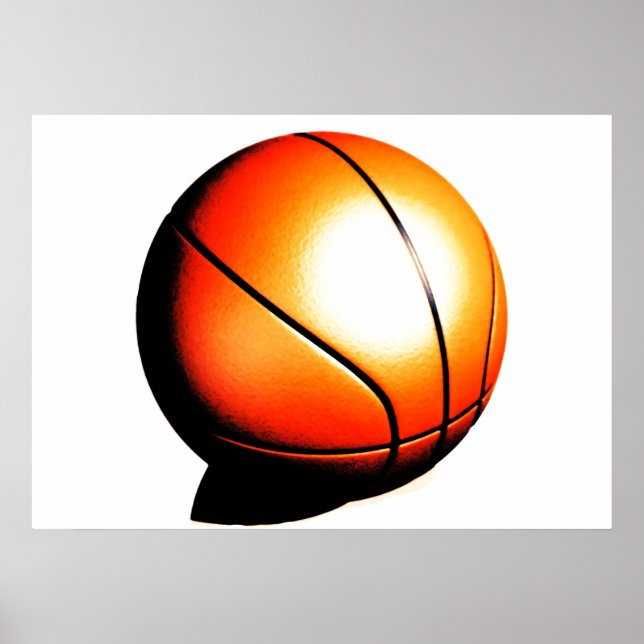 Poster de baloncesto de arte pop (Frente)