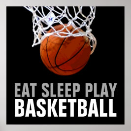 Poster de baloncesto Eee Sleep Play - Impresiones 