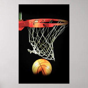 Poster de baloncesto - Obras únicas de arte deport