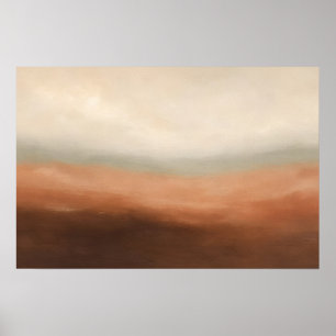 Póster de bandas suaves de tierra de Umber Horizon