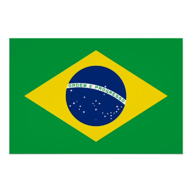 Poster de Bandera Patriótica de Brasil (Anverso)