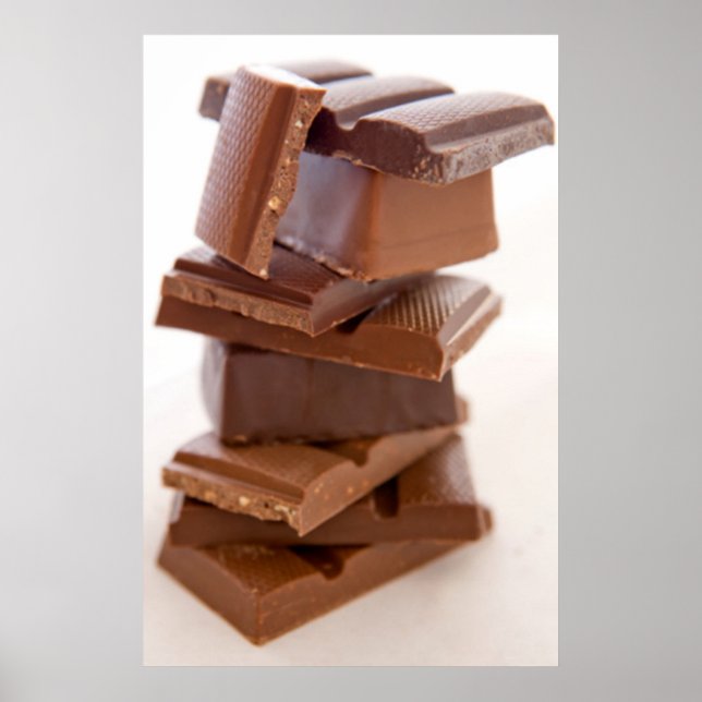 Póster de barra de chocolate (Frente)