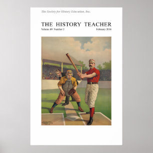 Póster de bateador de béisbol de 1895 - Estilo vin