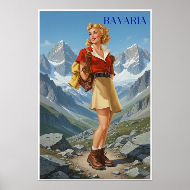 Póster de Baviera, Alemania (Frente)