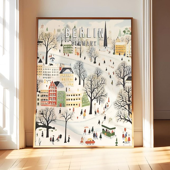 Póster de Berlín Alemania, Arte Impreso, Ciudad Fa (Subido por el creador)