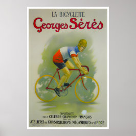 Póster de bicicleta francés Arte de ciclismo Impre