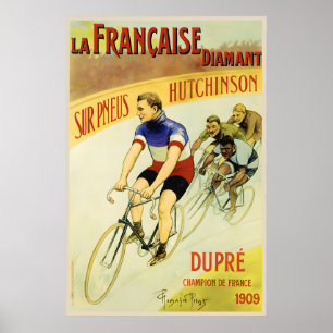 Póster de bicicleta La Francaise Diamant 1