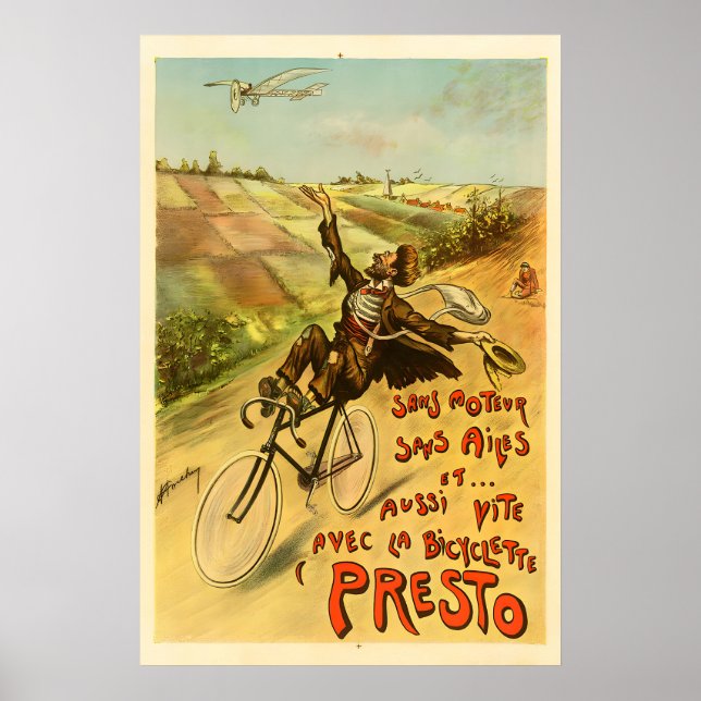 Póster de Bicicleta Presto (Frente)