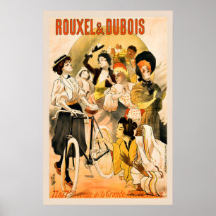 Póster de Bicicleta Rouxel & Dubois