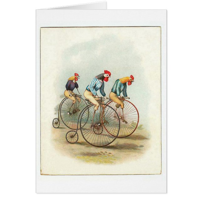 Poster de bicicletas de época, gallos de penifarth (Frente)