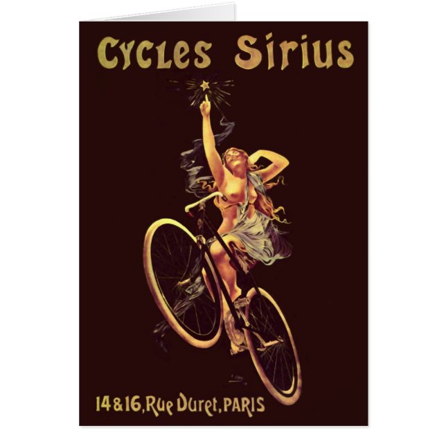 Poster de bicicletas Sirius (Frente)