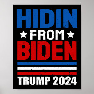 Póster De Biden Kids Men Funny Anti Joe Biden Trump 2002