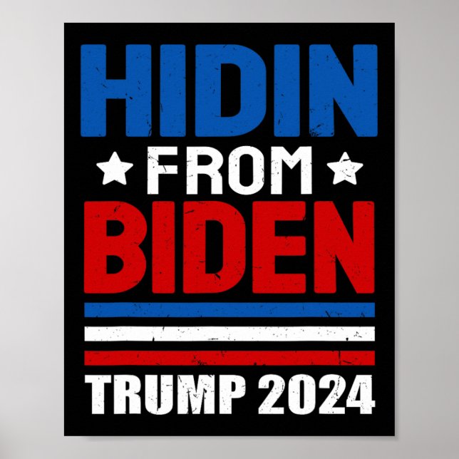 Póster De Biden Kids Men Funny Anti Joe Biden Trump 2002 (Frente)