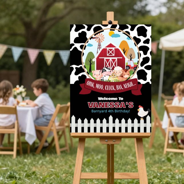 Póster de bienvenida de cumpleaños en el corral de (Subido por el creador)