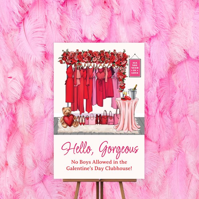 Póster de bienvenida del Día de Galentines *SOLAME (Subido por el creador)