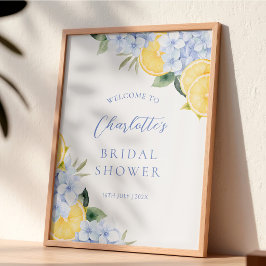 Póster de bienvenida para despedida de soltera con