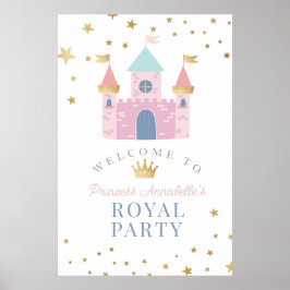 Póster de bienvenida para fiesta de cumpleaños de