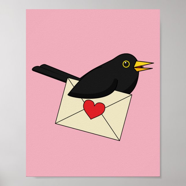 Póster De Blackbird con amor (Frente)