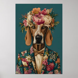 Póster de Bloodhound con traje, retrato de Bloodho