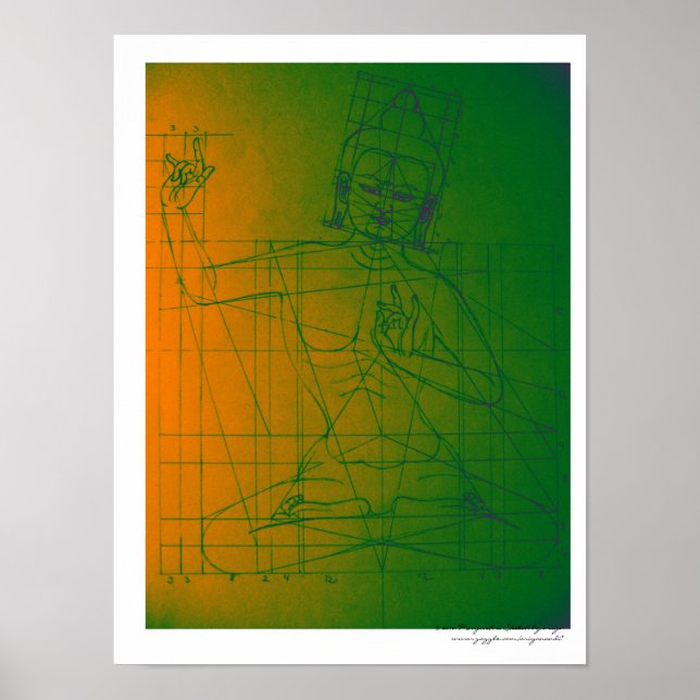 Póster de boceto de Manjushri (Frente)