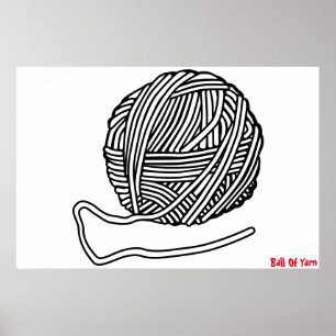 Póster de Bola de Hilo