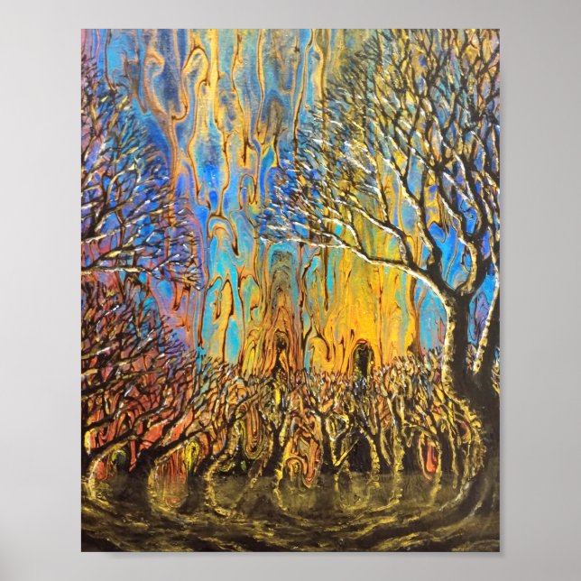 Póster de Bosque Místico (Frente)