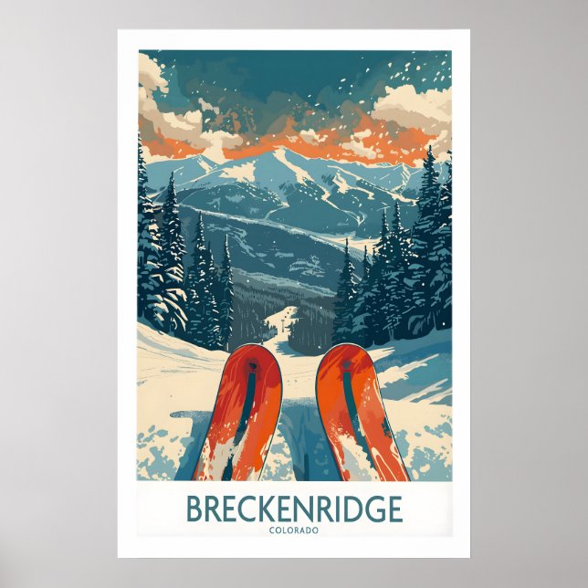 Póster de Breckenridge Colorado 1 (Frente)