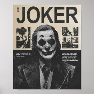 Poster de bromista oscuro - Arte de máscara de pay
