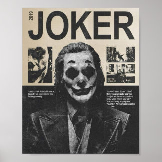 Poster de bromista oscuro - Arte de máscara de pay