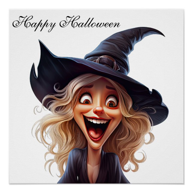 Poster de Brujas de Halloween (Anverso)