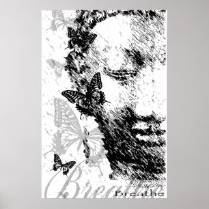 Póster de Buda Respira