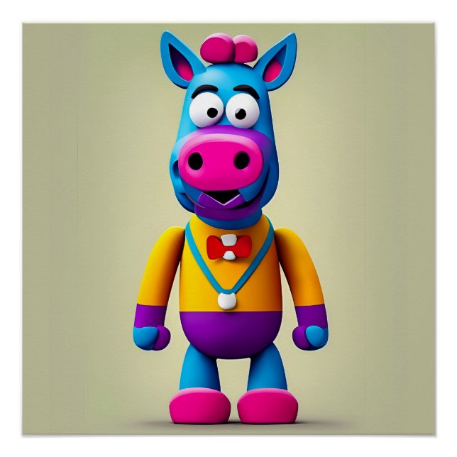 Poster de caballos (Anverso)