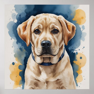 Póster de cachorro de Labrador Arte de pared