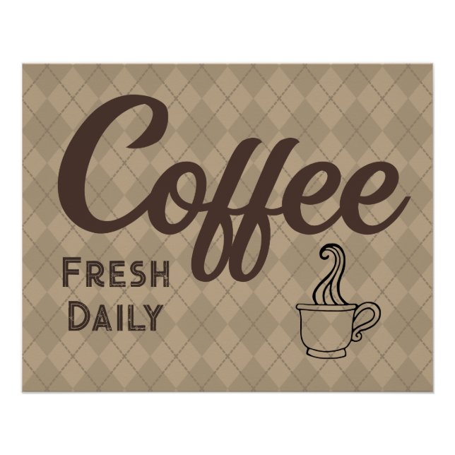 Poster de café (Anverso)