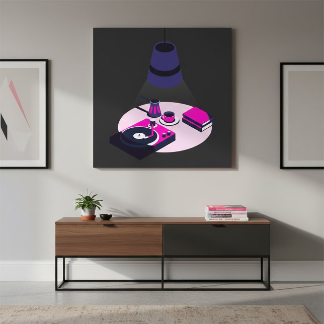 Póster de Café de Vinilo Moderno (Subido por el creador)