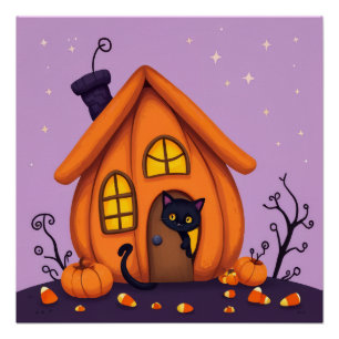 Poster de calabaza de Halloween - Diversión