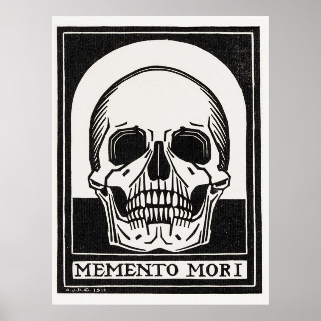 Póster de Calavera (Frente)