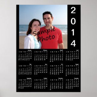 Póster de calendario 2014 Agrega tu foto