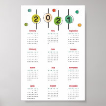 Póster de calendario 2021