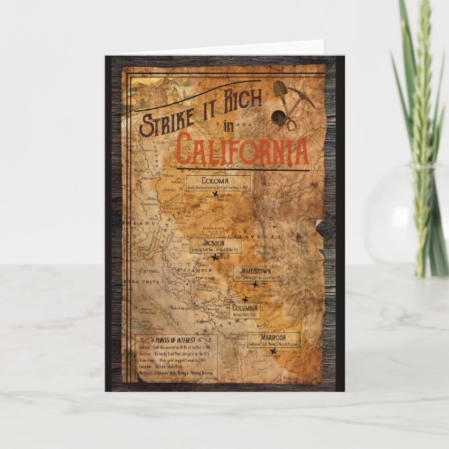 Poster de California Gold Rush (Anverso)