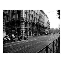 Póster de calles italianas