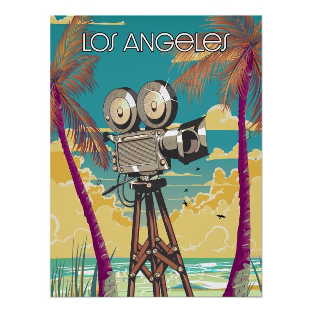 Poster de cámara de Los Ángeles Movie (Anverso)